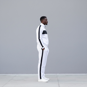 Wholesale Custom Made Windproof custom screen Printed logo men's <b>Tracksuit</b> 2 tone Eco-Friendly Regular fit men's 2 piece set - Product Image 6