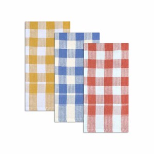 Serviettes de cuisine à carreaux 100 % coton OEM, motif gaufré, séchage rapide, qualité supérieure, très vendues - Product Image 6