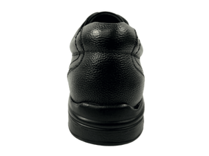 Zapatos Oxford de Vestir para Hombre, Negros, de Cuero Genuino, Punta Redonda, con Cordones, Suela de Goma Antideslizante, para Todas las Temporadas, Oficina, Carrera, Color Sólido - Product Image 2