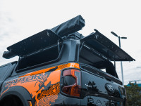 Hardtop de pick-up personnalisable en alliage d'aluminium/acier galvanisé, robuste, étanche, adapté à l'overlanding, compatible avec Ram 1500 F150