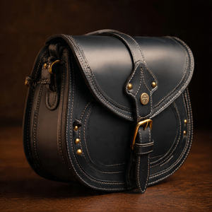 PU Leather Saddle Bags Unisex Waterproof Single Strap Summer Fashion Bodycross Shoulder Bag - Product Image 1