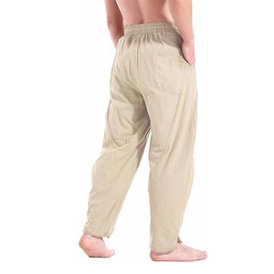 กางเกงขายาวผู้ชายทรงหลวมแบบมีเชือกผูก - Product Image 5