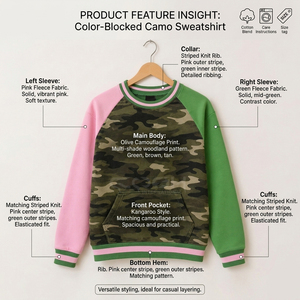 Sudadera Unisex Extra Grande de Alta Calidad Cosh International, de Felpa Francesa, Cuello Redondo, Color Sólido, Hombros Caídos - Product Image 6