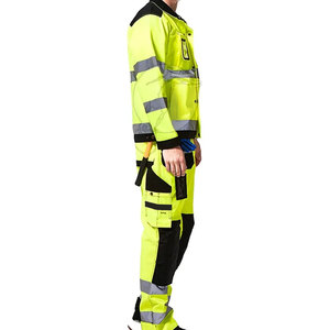 Ropa de Trabajo de Construcción con Detalles Reflectantes, Traje Visible de Diseño Práctico, Logotipo Personalizado, Suministro Directo de Fábrica, Traje de Seguridad - Product Image 2