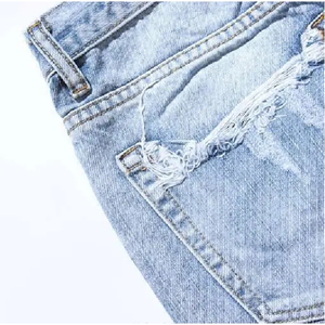 Nuevos Shorts Vaqueros Bordados Lavados Personalizados para Hombre, Estilo Urbano, Holgados / Shorts Vaqueros para Hombre 2026 - Product Image 5