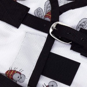 Couverture imperméable pour cheval avec imprimé abeille, en tissu Oxford, pour l'extérieur, toutes saisons, avec rabat de queue moyen - Product Image 6
