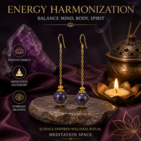 Boucles d'oreilles pendantes rétro pour femmes, bijoux en pierre de Sugilite naturelle Reiki, plaquées or, avec crochet