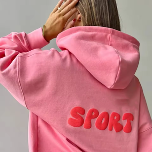 Custom Puff Print <b>Hoodie</b> Manufacturer Unisex Oversized Streetwear 500GSM Y2K Pullover <b>Hoodie</b> OEM - Product Image 4