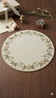 Set de table brodé artisanal de qualité supérieure pour une mise en scène sophistiquée de la table à manger, décoration intérieure de luxe et utilisation hôtelière