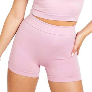 Femmes été décontracté deux pièces tenues O cou surdimensionné T-Shirt haut et Biker Shorts ensembles taille M coton rose couleur ensembles 2026 - Product Image 5