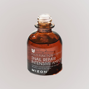 ผลิตภัณฑ์ดูแลผิวหน้าสูตรดั้งเดิมของเกาหลี K-Beauty Mizon Snail Repair Intensive ampoule 30 มล. ผลิตในเกาหลี เซรั่มบำรุงผิวสำหรับทุกเพศ - Product Image 4