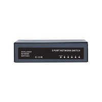 Harga Terbaik Produsen 5 9 100M Gigabit Port Malta Vlan Support Unmanaged Poe Switch untuk Hikvision Cctv