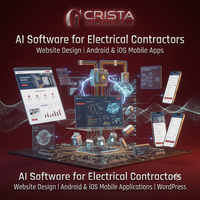 AI Software for Electrical Contractors Website Design Android iOS Mobile Apps WordPress Shopify AI ERP CRM Software eCommerce
