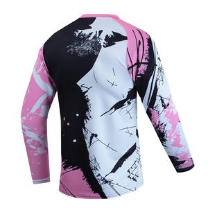 Jersey de Motocross Personalizado para Hombre, Sublimado, con MOQ Bajo, Diseño en Blanco, Ajuste Relajado y Cómodo para Piloto, OEM - Product Image 2
