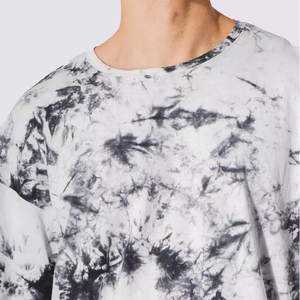 T-shirt à manches courtes tie-dye pour homme, col rond, décontracté, coupe ample, 100% coton jersey tricoté, coupe classique, motif en spirale - Product Image 5