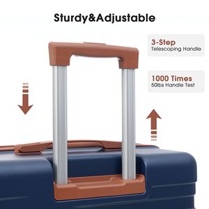 Maleta de viaje Merax de 24 pulgadas rígida, equipaje de ABS expandible con bloqueo TSA y ruedas giratorias - Product Image 3