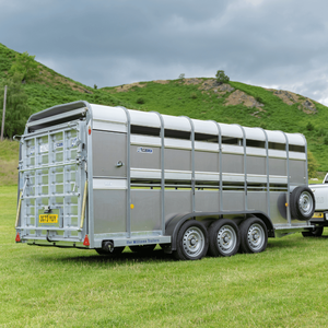 Heavy Duty Cattle Livestock <b>Trailer</b> Galvanized Steel Animal Transport <b>Trailer</b> for Cows Sheep Goats <b>Farm</b> Use Discounted Prices - Product Image 3