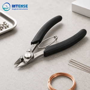 Alicates de Corte Profesionales de Acero Inoxidable, Alicates de Precisión para Cortar Alambre, para Joyería, Bisutería y Manualidades - Product Image 5
