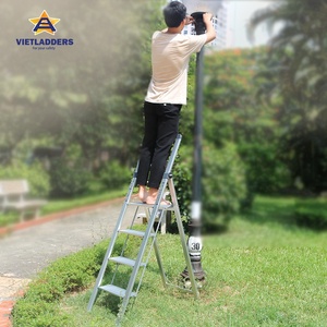 Échelle en aluminium pliante de ménage de NKVL-4SL 4 étapes Style occidental EN131 conforme du Vietnam-Vietladders - Product Image 2