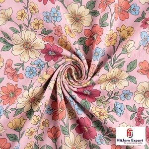 Custom Elegant Digital Printed Cotton Lawn Fabric OEM ODM Textile Manufacturer Made to Order Fabric Supplier for Fashion Apparel - Product Image 4
