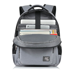 Minimalist Oxford Laptop <b>Backpack</b> with Water Resistance 20-39L Unisex Shoulder Straps Zipper Closure Softback Design - Product Image 5