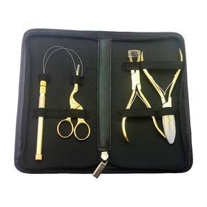 Herramientas Profesionales para Extensiones de Cabello, Alicates de Acero Inoxidable de Grado Quirúrgico, Tijeras, Aguja de Crochet, Juego de Herramientas Personalizadas por LCI - Product Image 1