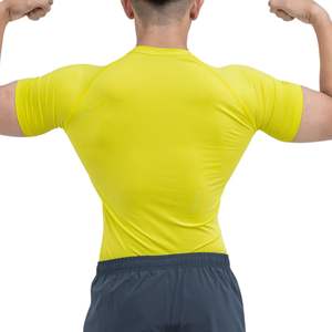 Camiseta de Compresión de Manga Corta para Hombre, Personalizada, al por Mayor, de Secado Rápido, Transpirable, para Gimnasio, Entrenamiento, Running, Fitness, Deportes - Product Image 4