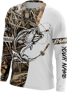 Camiseta de Pesca Personalizada por Sublimación, Manga Larga, Transpirable, de Secado Rápido, Ropa de Pesca de Alto Rendimiento - Product Image 5