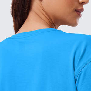 Camiseta Corta para Mujer, Cuello Redondo, Diseño de Alta Calidad, Personalizable, Ligera, Talla Grande, 2025 - Product Image 5