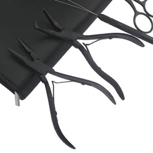 Professional Surgical Grade Stainless Steel Weft Extensions <b>Tape</b> Sealing Clamp Pliers Hair Extension Installation Tool Durable - Product Image 5