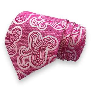 Onion Pink Paisley Tie Combo for <b>Bouncers</b> and <b>Inflating</b> Equipment - Product Image 2