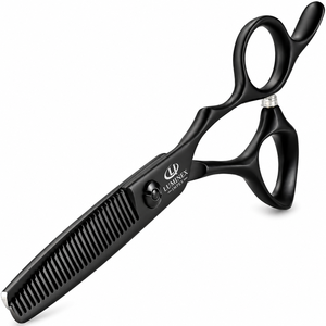 NYBL-55 5.5inch Straight <b>Left</b>-<b>handed</b> <b>Scissors</b> JAPAN 440C Sharp 58-59HRC Hardness Stainless Steel Handle Barber Shears Hair 28 - Product Image 1