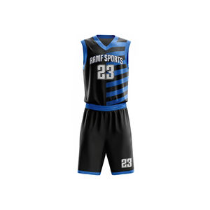 Uniformes de Baloncesto Personalizados Sublimados, Ligeros, Transpirables, de Secado Rápido, Tallas Grandes, Unisex, Alta Calidad, 100% Poliéster, Servicio OEM - Product Image 1