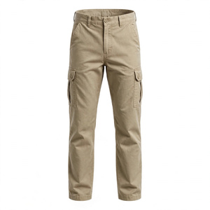 Pantalones Cargo para Hombre al por Mayor, Pantalones de Trabajo de Lona de Peso Medio, Ecológicos y Transpirables, Exportación desde BD - Product Image 1