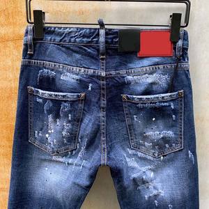Jeans de Mezclilla Cruda Índigo para Hombre, Estilo Recto Tradicional, Suministro del Fabricante - Product Image 2