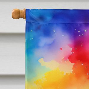 Gran Multicolor poliéster casa bandera geranios Color porche manga poste decorativo patio Banner ilustraciones colgante de pared - Product Image 3