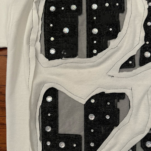 เสื้อยืดผ้าซักกรดวินเทจสำหรับผู้ชายเสื้อยืดปักโลโก้ปักลายโลโก้ - Product Image 2