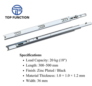 36มม. สไลด์แบบเต็มพร้อมแท็บชั้นวาง - Product Image 2