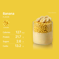 [DAYBYME] Shake protéiné saveur banane pour une silhouette tonique, pack 1 semaine (40g*7 unités) – Boisson protéinée premium pour la gestion du poids