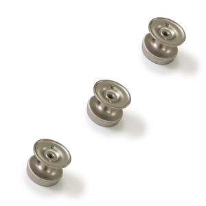 Service ODM - Poignées de meubles rondes en alliage de zinc, finition nickel brossé, style industriel moderne, bouton pour cuisine, chambre, salle de bain - Product Image 3