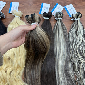 Luxury Piano Color Raw Human Hair Bundles 100% Human Weft Ultra Smooth Silky Texture Soft Touch Premium Quality - Product Image 2