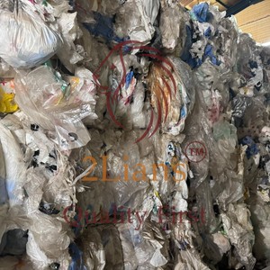 เศษฟิล์ม LDPE แบบมัดเป็นก้อน เกรด B ฟิล์มเป่าขึ้นรูป สีผสม สำหรับการขึ้นรูปฉีดพลาสติก รีไซเคิล ผลิตในเกาหลี 2 ลีอัน 23 ตัน - Product Image 3