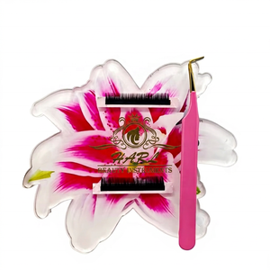 HARL Nouveau Design 2026 : Plaques à Cils Écologiques et Durables pour Extensions de Cils, Logo Personnalisé, Forme Fleur Magnétique, Outil de Beauté en Acrylique - Product Image 3
