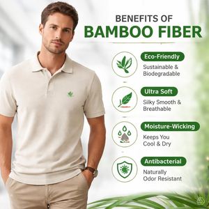Exportador de Camisetas Polo Bordadas Personalizadas, Fabricante de Ropa Sostenible de Bambú, Exportador de Prendas de Bambú de Tiruppur, Venta al Por Mayor - Product Image 6