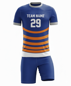 Uniformes de Fútbol al por Mayor 2026 con Bloques de Color Degradado, Logotipo Personalizado, Secado Rápido, Transpirables, Conjuntos de Camisetas de Entrenamiento de Fútbol, Sublimación - Product Image 1