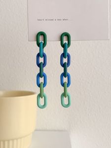 Pendientes de Clip de Resina con Flores Prensadas, Hojas Botánicas y Diseño Geométrico Abstracto para Mujer, Estilo Clásico, Marca H a CRAFT - Product Image 3