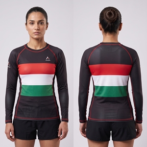 Maillot de sport personnalisé pour femme à manches longues, séchage rapide, respirant, par sublimation, pour volleyball, course à pied, uniforme d'équipe, Australie, OEM - Product Image 3