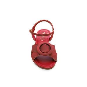 Sandale à talon formelle bordeaux FR5182 - Product Image 1