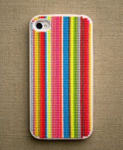 Étui de téléphone léger fait main avec drapeau américain, design perlé, forme rectangulaire, en soie, cadeau d'affaires, Fête Nationale - Product Image 5