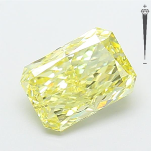 Diamant de laboratoire CVD certifié IGI, taille Radiant, 1,54 carats, couleur Jaune Fantaisie, clarté VS1, LG 791626457, ROYAL GEMS pour bijoux - Product Image 2